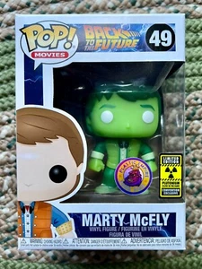 Funko Pop Movies Back To The Future Marty Mcfly Plutonium 3000 Glow in the Dark - Picture 1 of 6