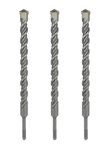 Broca martillo rotativa SDS Plus de 1 pulgada x 10 pulgadas punta de carburo piedra de mampostería-3 piezas - Imagen 1 de 9