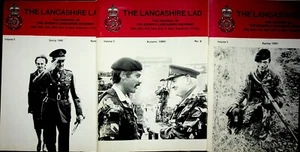 3 x Raras Lancashire Lad 1980 Revistas Regimiento de la Reina Historia Militar Ejército - Imagen 1 de 11