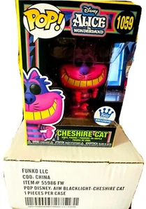 Funko Pop Disney Black Light Alice In Wonderland Cheshire Cat Vinyl Figure #1059 - Picture 1 of 9