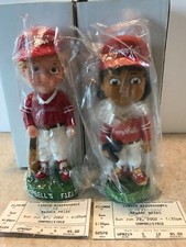 CAMPBELLS SOUP KID BOY GIRL RIVERSHARKS VINTAGE CAMPBELL'S FIELD  BOBBLEHEAD SGA