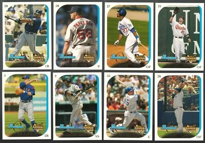 Juego base de tarjetas individuales de papel Bowman Originals 2006 con logotipo de tarjeta de novato radiocontrol Foto 1 de 2