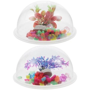 Decoración de tanque de acrílico montado en la pared para acuario Betta - Imagen 1 de 12