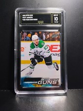 Wyatt Johnston 2022-23 Upper Deck Young Guns Rookie RC #459 GMA 10, (Inv2)