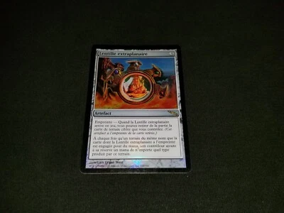 MTG 1x Mirrodin rare artifact MP French FOIL Extraplanar Lens - see description - Image 1 of 4