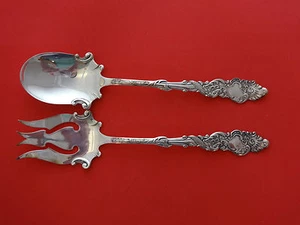 Columbia by 1847 Rogers Plate Silverplate Salad Serving Set 10 1/4" - Picture 1 of 2