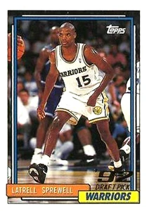 1992-93 Topps #392 Latrell Sprewell RC Golden State Warriors - Picture 1 of 1