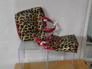Women's Leopard Crossbody Bag 13"L x 10 1/4"D x 3W - Picture 1 of 8
