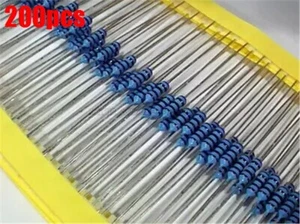 200Pcs 1/4W Watt 470 Ohm 470Ohm Metal Film Resistor 0.25W 470R 1% New Ic zg - Picture 1 of 2