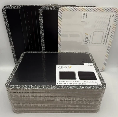 B2C Chalkboards x 27 Dry Erase x 4 Michaels 250A Teachers For Kids 11" x 8.5" - Image 1 of 4