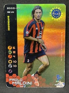 FOOTBALL CHAMPIONS TCG 2003-04 PAOLO MALDINI HOLO 065/100 PL - Picture 1 of 2