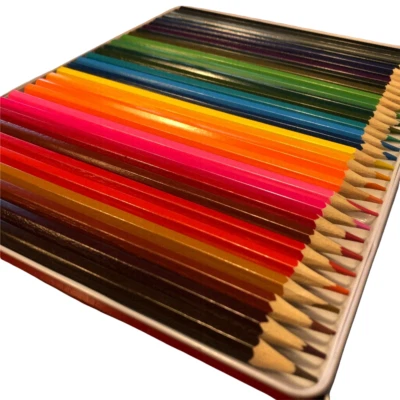30 teiliges Buntstifte Set mit feiner Spitze zum Malen, Zeichnen in Metallbox  - Bild 1 von 3
