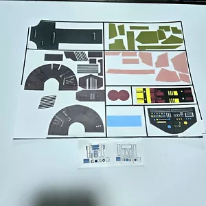 Vintage Star Wars Slave 1 REMASTERED Replacement Kenner Toy Stickers Machine Cut - Picture 1 of 8