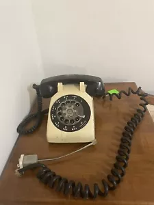 Vintage Black & White Dreh Tischtelefon Western Electric 500 R1691 - Bild 1 von 13