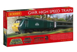 Brand New Analogue R1230M Hornby 00 Gauge GWR High Speed Train Set c/w Siding. - Picture 1 of 2