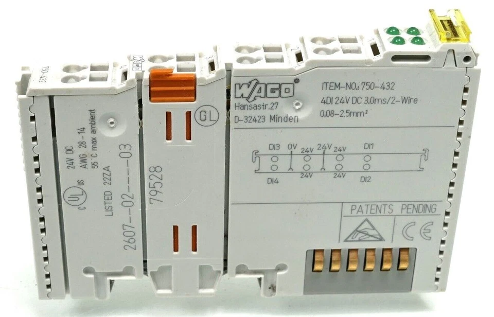 Wago 4-Kanal-Digitaleingang | 750-432 - Bild 1 von 1