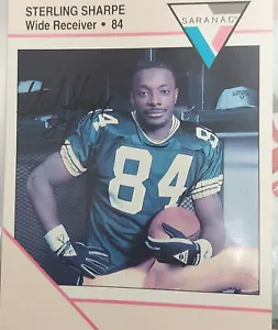 Sterling Sharpe #84 Green Bay Packers autografo firmato foto (Saranac) Non incorniciato - Foto 1 di 6
