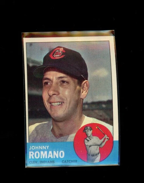 1963 Topps Cleveland Indians Baseball Card #72 Johnny Romano - Image 1 of 2