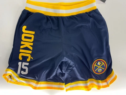 Denver Nuggets Basketball Shorts - #15 Jokic Size Medium Cover