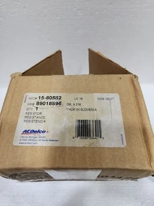 AC Delco Blower Motor Resistor New 89018596 oem - Bild 1 von 5