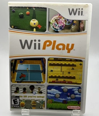 Wii Play (Nintendo Wii, 2007) Complete CIB with Manual - Untested - Image 1 of 4