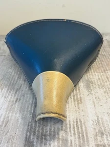 Vintage Brooks Bicycle Saddle Seat Blue Cream Made In England Bike Two Tone - Picture 1 of 6