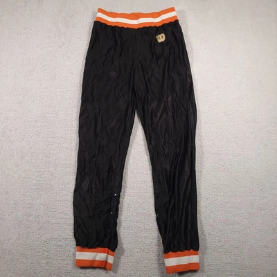 Pantalones de chándal Wilson Activewear de colección años 80 para hombre 36 negro naranja baloncesto a presión EE. UU. Foto 1 de 4