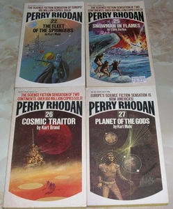 Perry Rhodan Lot of 4 Paperbacks - #22-27 by Various Authors - Picture 1 of 1