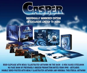 CASPER (1995) - 4K UHD + BLU-RAY COLLECTOR'S EDITION STEELBOOK - NEU + OVP - Bild 1 von 2
