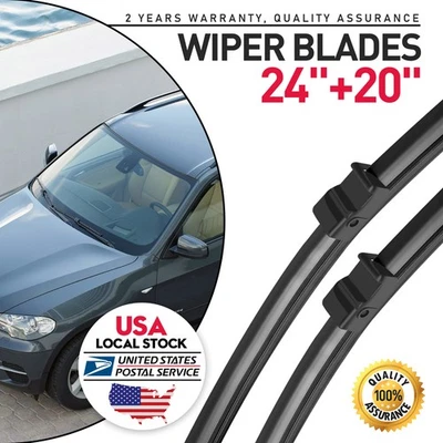 Limpiaparabrisas delantero compatible con BMW X5 E70 2007-2011 X6 E71 E72 2008-12 24"+20" Foto 1 de 4