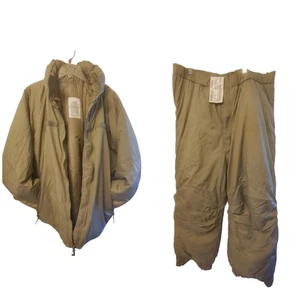 US Army ECW Gen III Layer 7 Parka Hose Set Medium Regular Grau Neu - Bild 1 von 13