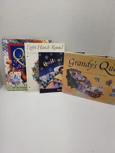 Children's Quilt & Quilting Story Books Lot of 4 Books Great Condition - Foto 1 di 24