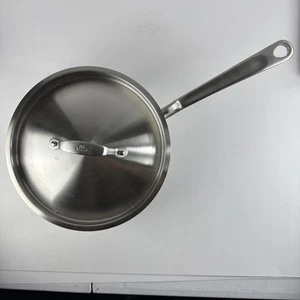 Made In Cookware Stainless Steel Saucier Pan - 3 QT 5 Ply Stainless Clad W/ Lid - Picture 1 of 17