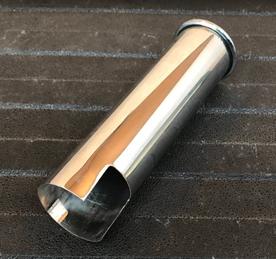 Mercedes-Benz Chrome Tail Pipe Exhaust Tip - 113-492-02-14 -For MBZ 230SL & More - Image 1 of 4