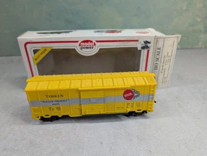 USED Model Power 7973 HO Scale 40' Box Car Timken 46007 READ - Picture 1 of 7