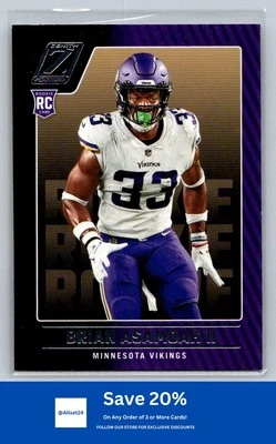 2022 Zenith #171 Brian Asamoah II Rookie Minnesota Vikings I13 - Image 1 of 2