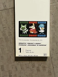 Official Pokemon Center "Sprigatito Fuecoco & Quaxly" Paldea Playmat - Brand New - Picture 1 of 1