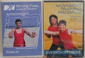 2 workout DVD lot Movement Training Program Everyday fitness Moving Free ease in - Imagen 1 de 4
