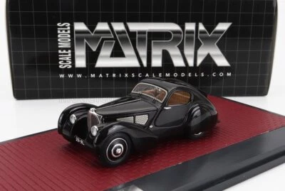 1931 Bugatti Type 51 ch.51133 Dubos Coupe Black in 1:43 scale by Matrix - Image 1 of 2