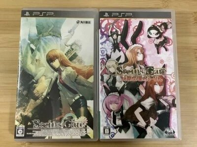 Lot 2 Steins Gate 1 & Hiyoku Renri no Darling set PSP Japan Ver. Tested - Image 1 of 4