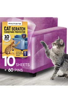 Heavy Duty Cat Scratch Deterrent Furniture Protectors for Sofa, Doors Etc - Picture 1 of 6