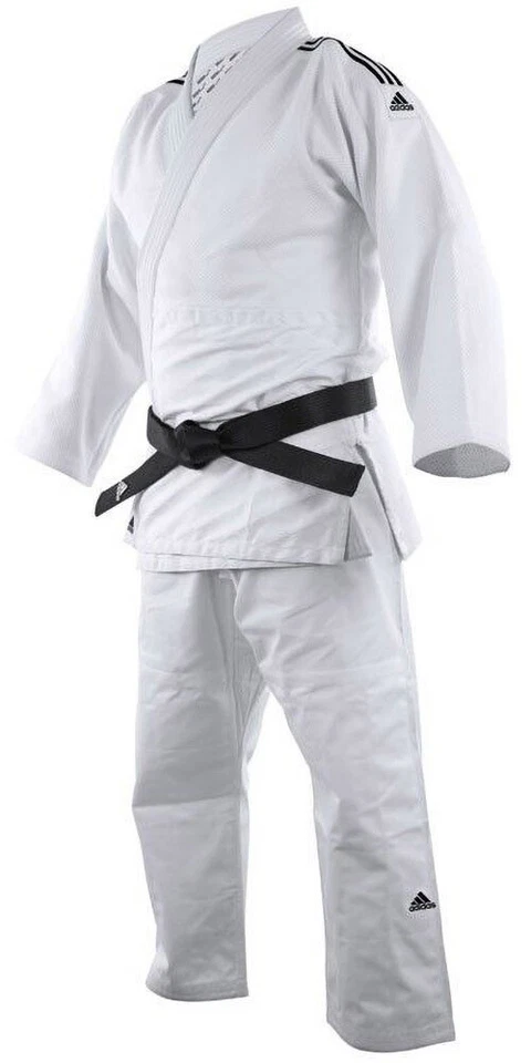 adidas Judoanzug J650 Contest Weiß/Schwarz - Bild 1 von 1