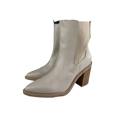 Botas Chelsea Crown Vintage Pimmy para mujer EE. UU. 8,5 M beige cuero tacón  Foto 1 de 4