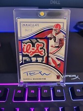 2023 Panini Immaculate Collection Collegiate - Darnell Washington  /10 Blue RPA