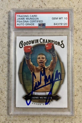 JAIME MUNGUIA 💎AUTOGRAPHED ✨ROOKIE✨ CARD (GEM MT 10) PSA CERTIFIED - Image 1 of 2