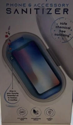 Tzumi PHONESpa - UV-C Sanitizer with Aromatherapy and Large, 6.5” , NWT - Image 1 of 3