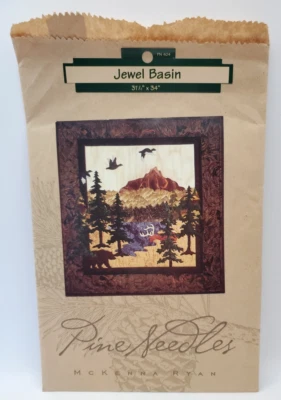 McKenna Ryan Jewel Basin Pine Needles Applique Quilt Pattern Foto 1 de 4