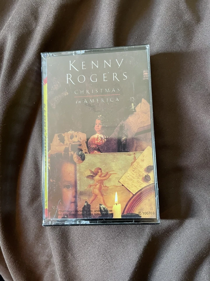 Kenny Rogers SEALED Cassette Christmas In America Foto 1 de 2