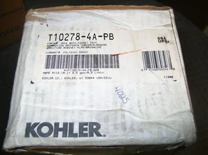 Kohler #T10278-4A-PB Forte Deck Bath Faucet Trim/Vibrant Polish Brass *NOS* - Picture 1 of 14