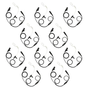 10 paquetes de auriculares dobles de alta calidad de 2 hilos para Motorola XPR3300 XPR3500 XiRP8600 - Imagen 1 de 6